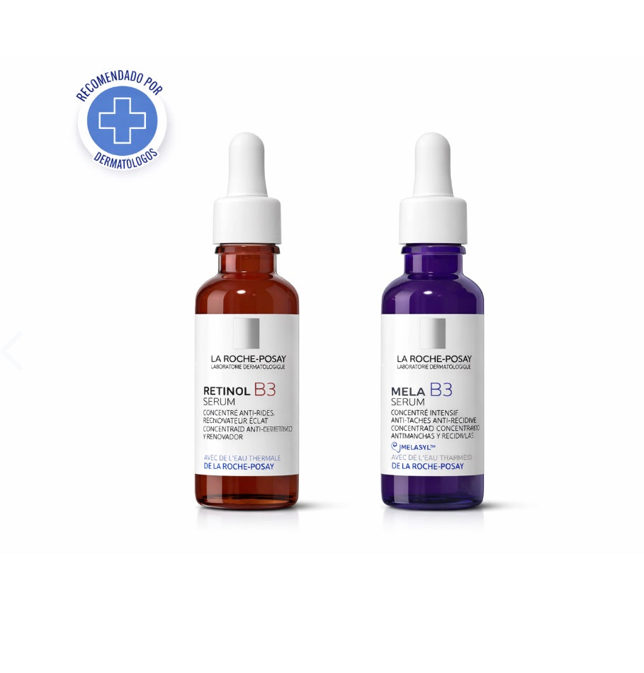 RUTINA ANTIMANCHAS MELA B3 + RETINOL B3 para las girls que quieren una piel más uniforme y luminosa. 🎀